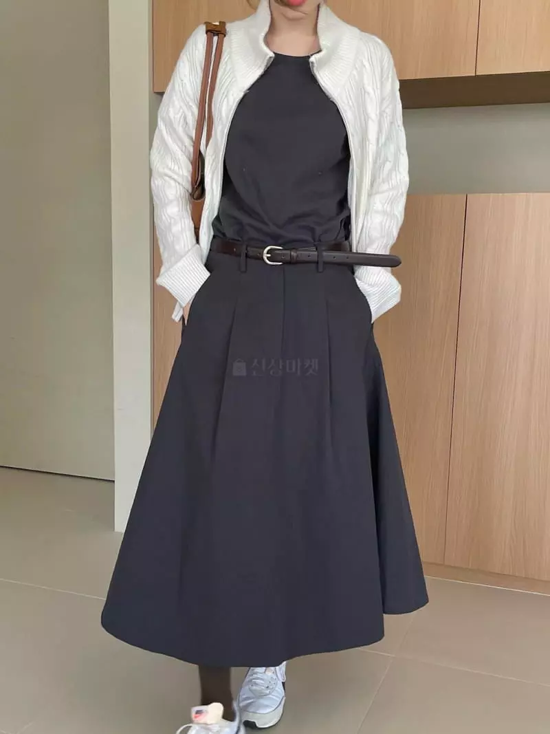 Well Row - Korean Women Fashion - #momslook - Mue Cable Zip-up Cardigan - 7