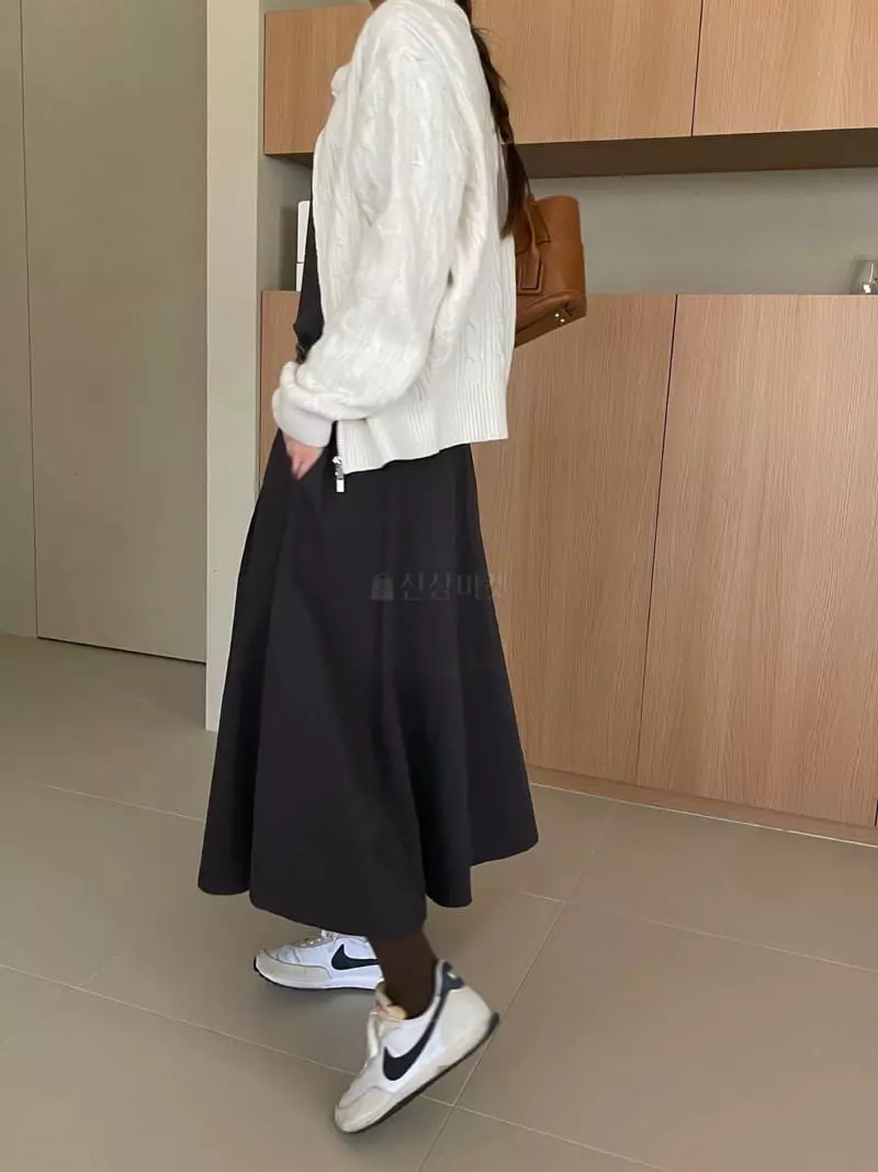 Well Row - Korean Women Fashion - #momslook - Mue Cable Zip-up Cardigan - 9