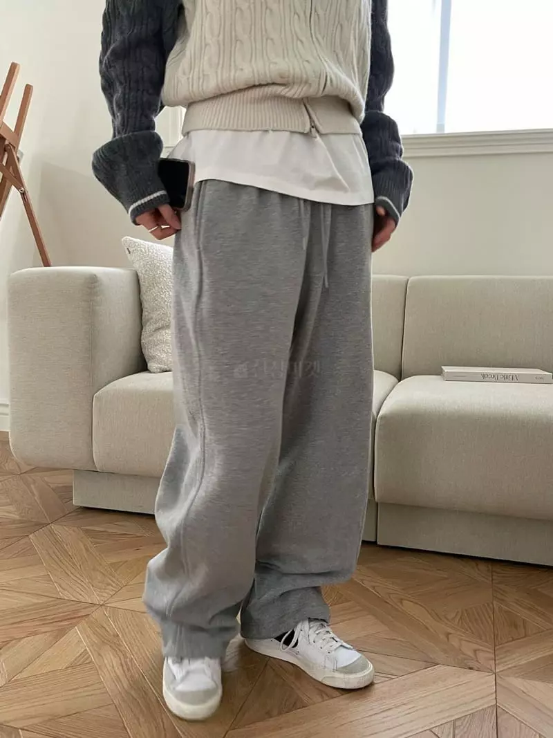 Well Row - Korean Women Fashion - #pursuepretty - Loose String Pants - 10