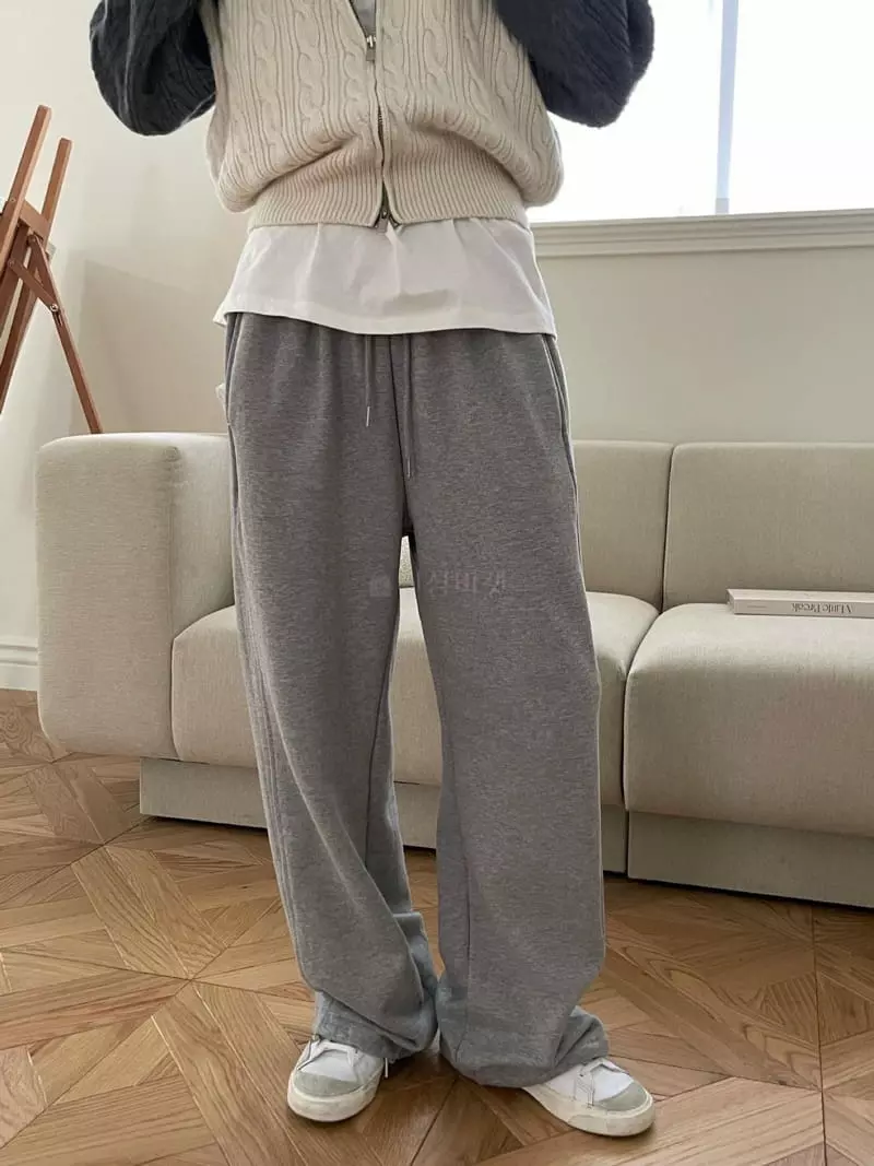 Well Row - Korean Women Fashion - #restrostyle - Loose String Pants - 11