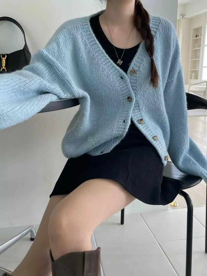 Well Row - Korean Women Fashion - #womensfashion - Alpaca Cardigan - 5