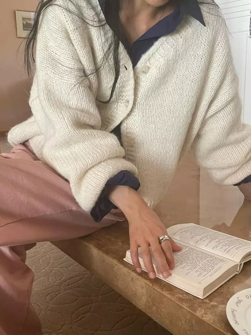 Well Row - Korean Women Fashion - #womensfashion - Alpaca Cardigan - 9