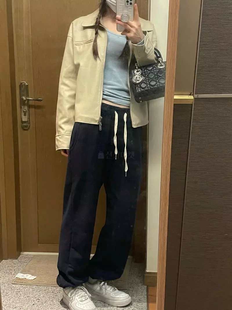 Well Row - Korean Women Fashion - #womensfashion - Leather Two Way Jacket