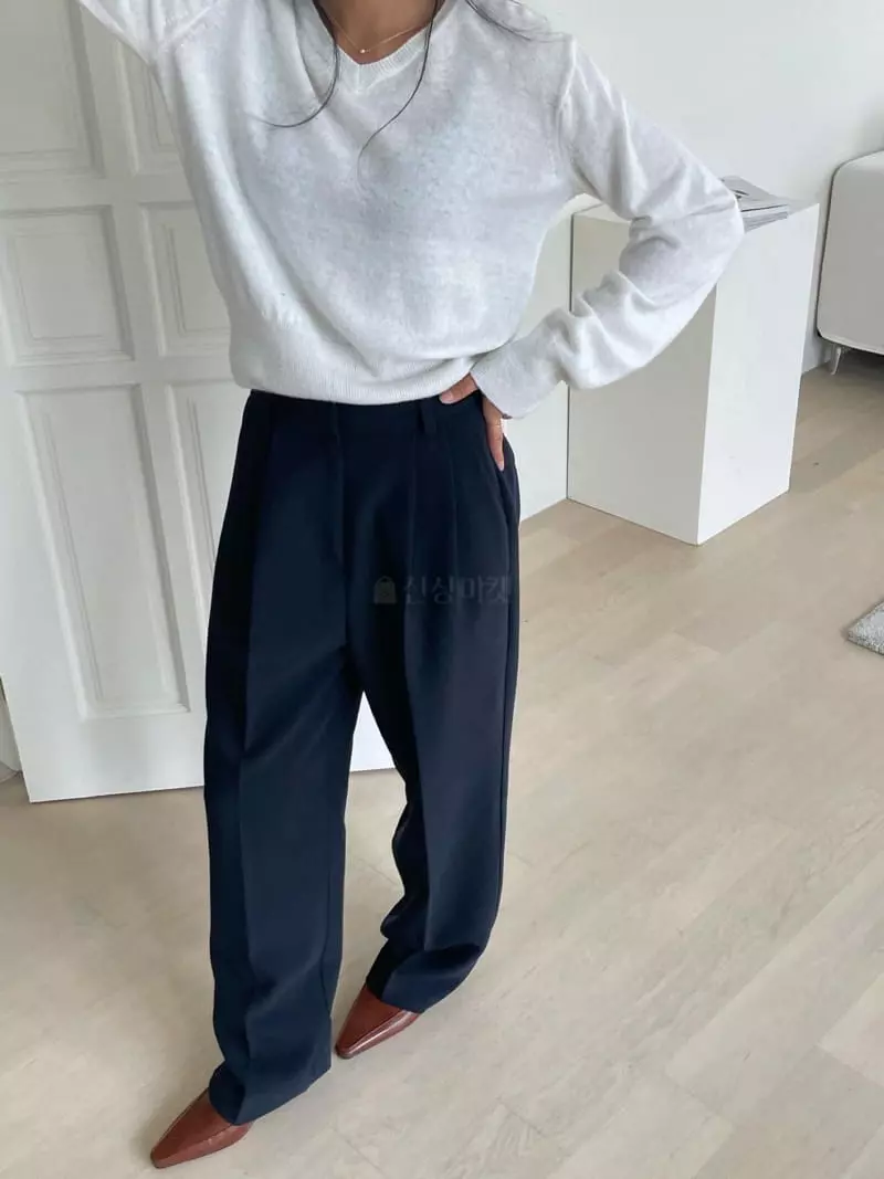 Well Row - Korean Women Fashion - #womensfashion - Cash Mille Knit Tee - 9