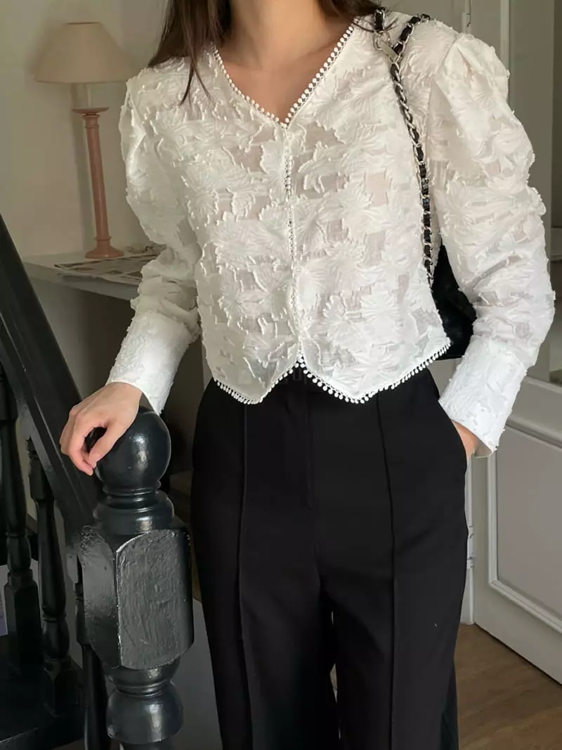Winsome - Korean Women Fashion - #shopsmall - Lilly Blouse - 3