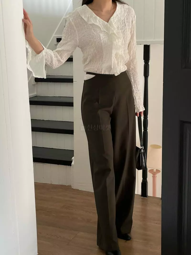 Winsome - Korean Women Fashion - #vintageinspired - For Word Pants - 4