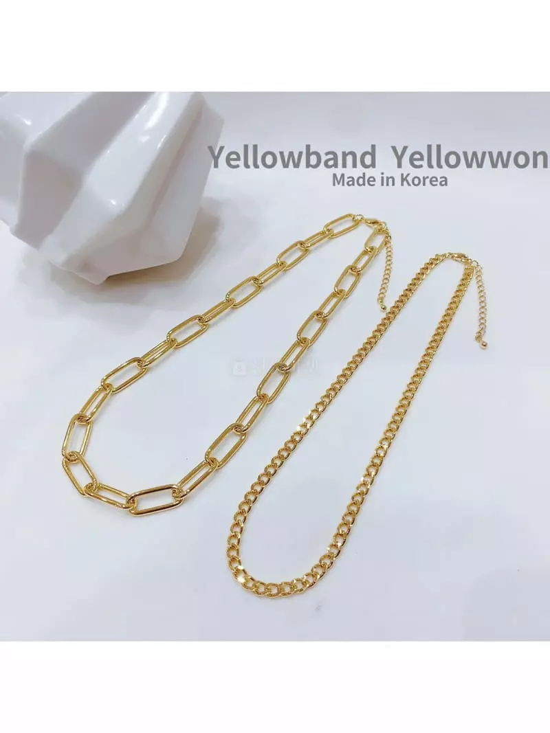 Yellowband - Korean Women Fashion - #momslook - N992 Necklace