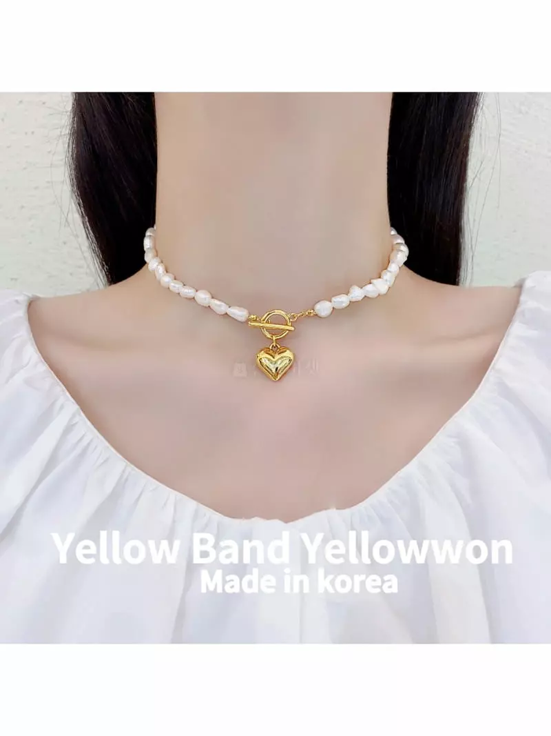 Yellowband - Korean Women Fashion - #momslook - N977 Necklace - 2