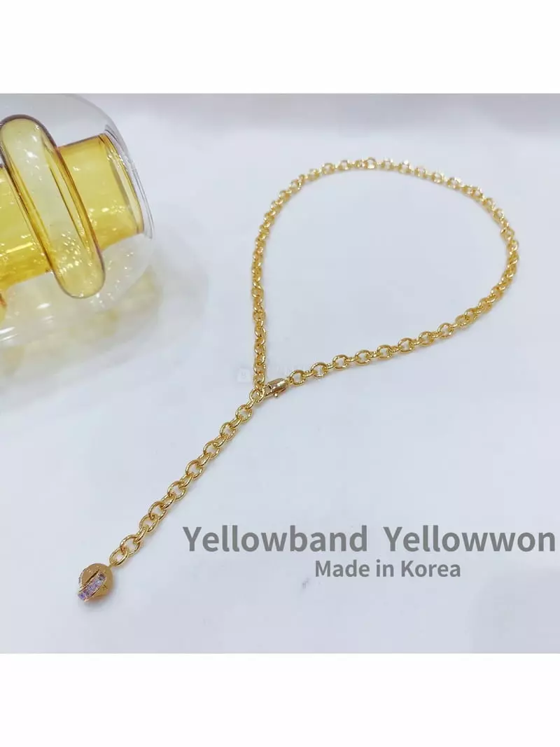 Yellowband - Korean Women Fashion - #momslook - N974 Necklace