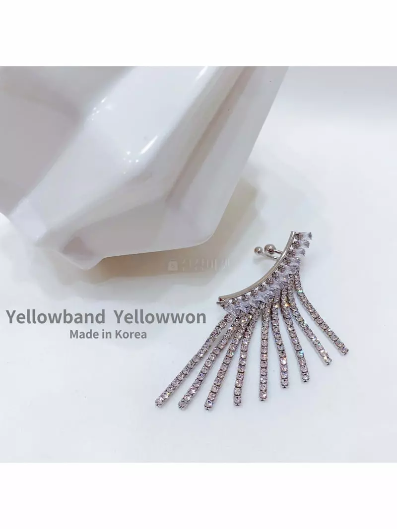 Yellowband - Korean Women Fashion - #momslook - EC157 Earring - 5