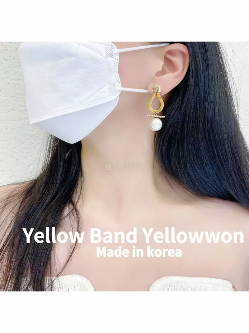 Yellowband - Korean Women Fashion - #momslook - E3618 Earring - 2