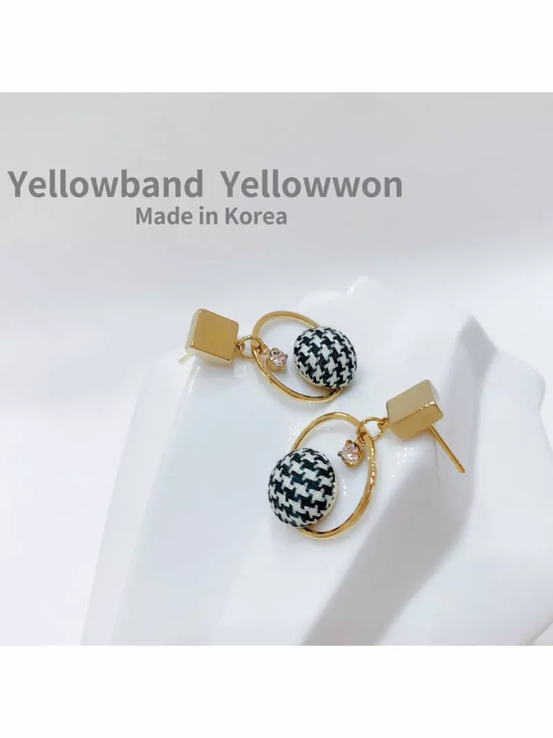 Yellowband - Korean Women Fashion - #momslook - E3616 Earring - 6