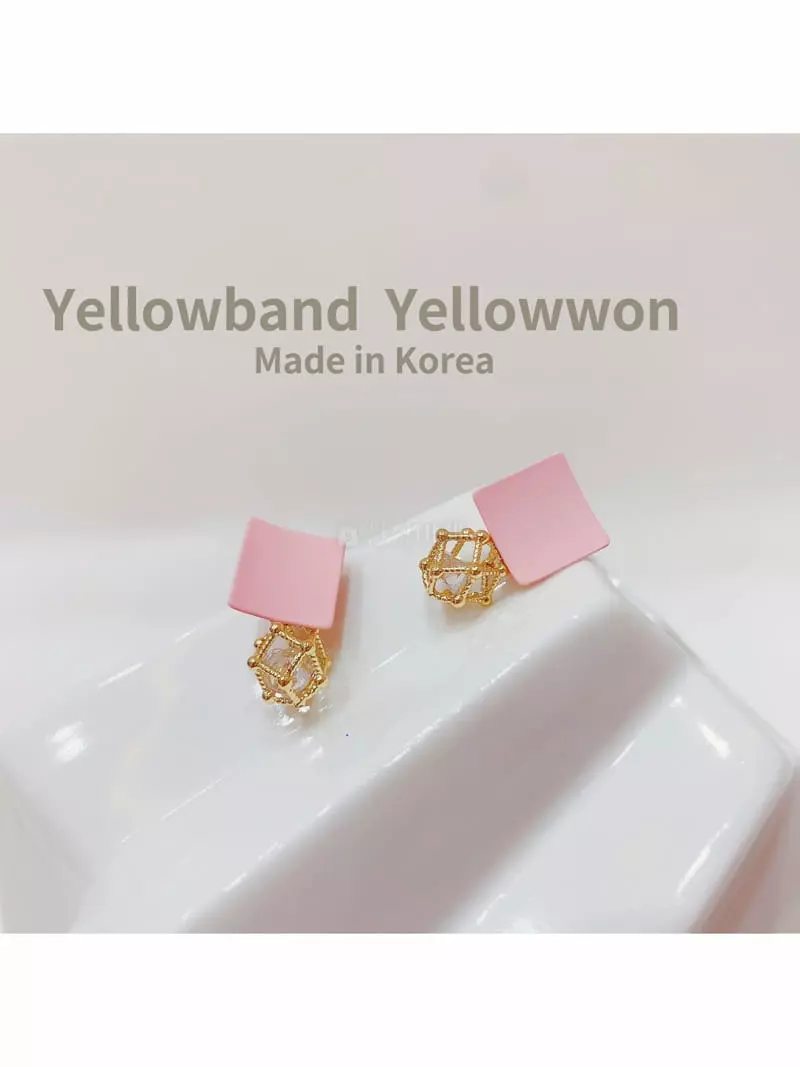 Yellowband - Korean Women Fashion - #momslook - E3614 Earring - 2