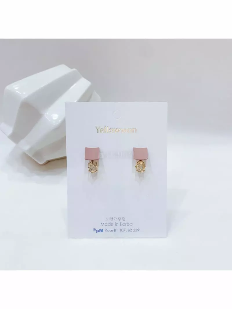 Yellowband - Korean Women Fashion - #momslook - E3614 Earring - 3