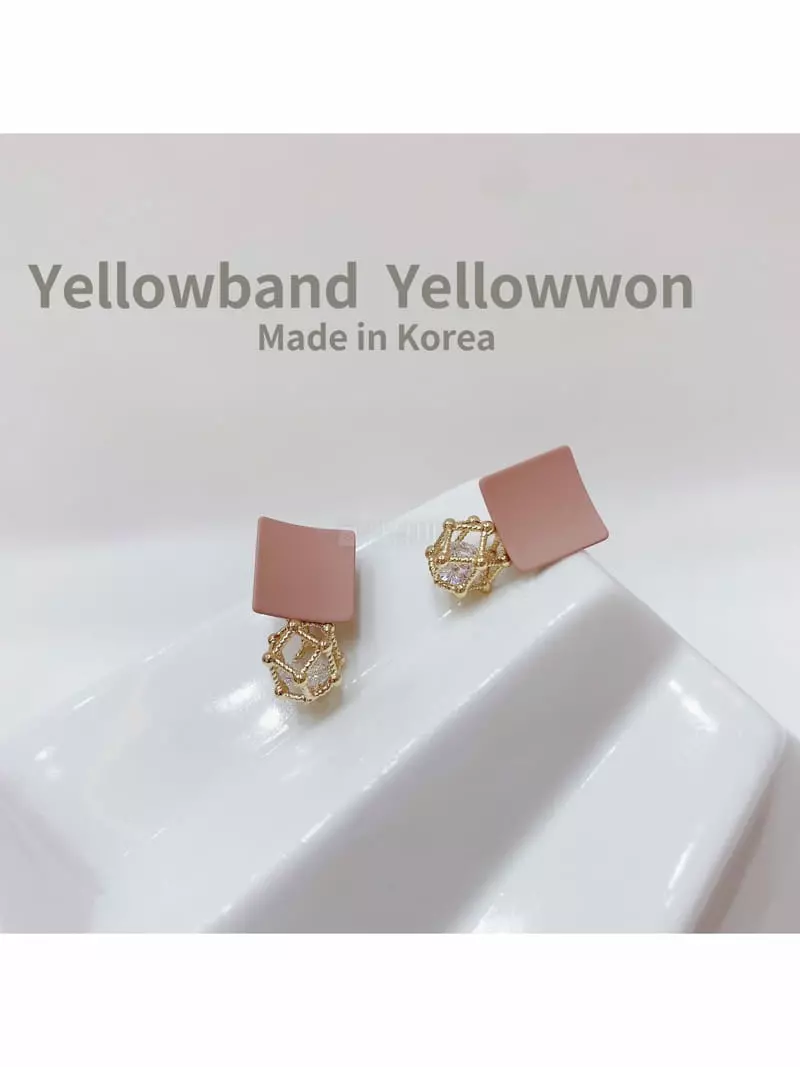 Yellowband - Korean Women Fashion - #momslook - E3614 Earring - 4