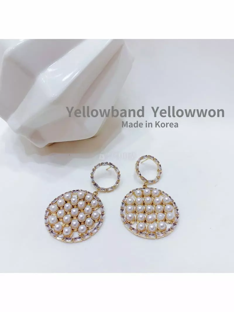 Yellowband - Korean Women Fashion - #momslook - E3613 Earring