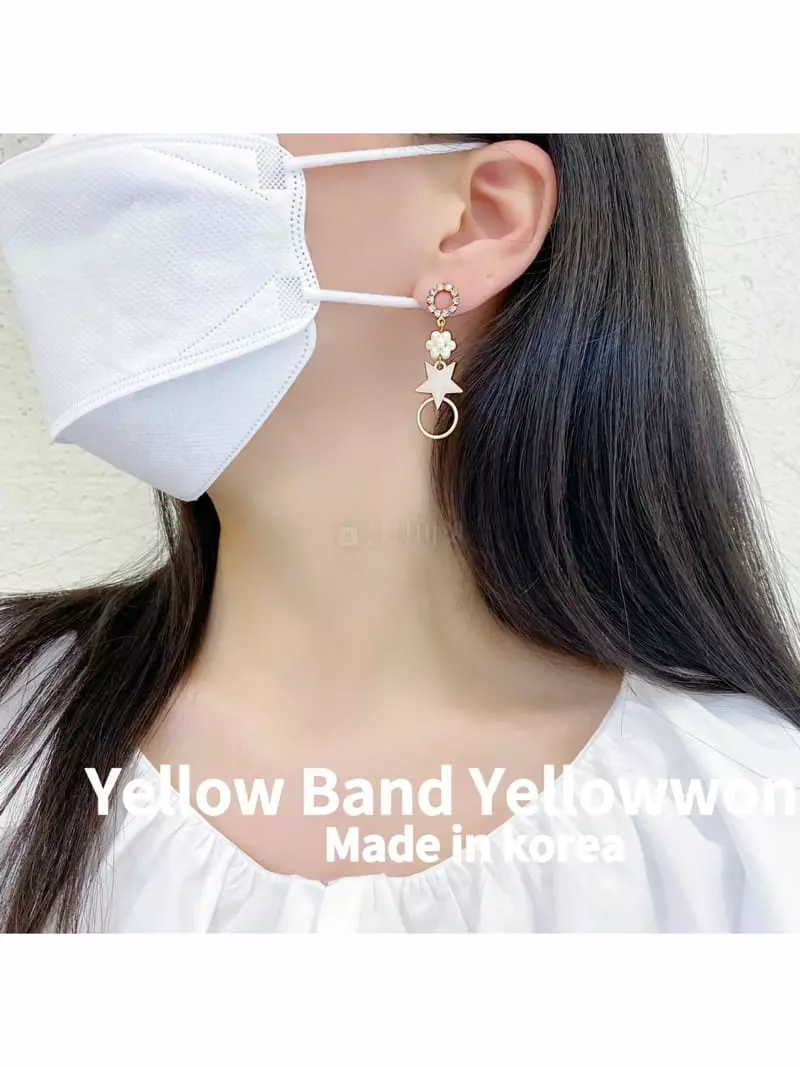 Yellowband - Korean Women Fashion - #momslook - E3612 Earring - 2