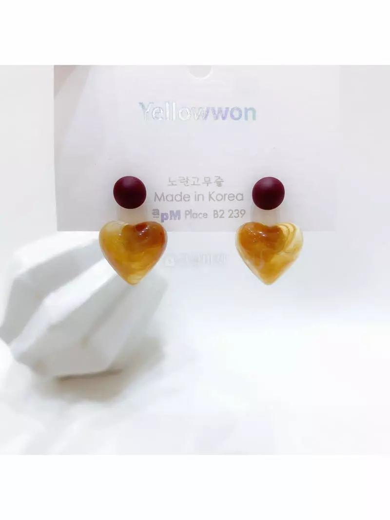 Yellowband - Korean Women Fashion - #momslook - E3605 Earring - 7