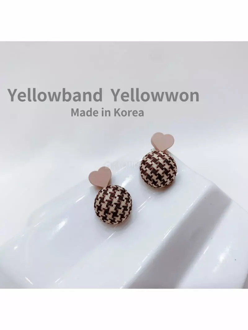 Yellowband - Korean Women Fashion - #momslook - E3602 Earring - 2