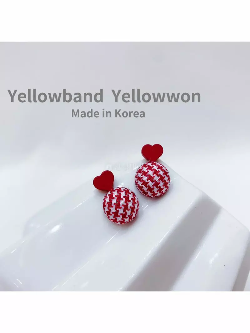 Yellowband - Korean Women Fashion - #momslook - E3602 Earring - 8