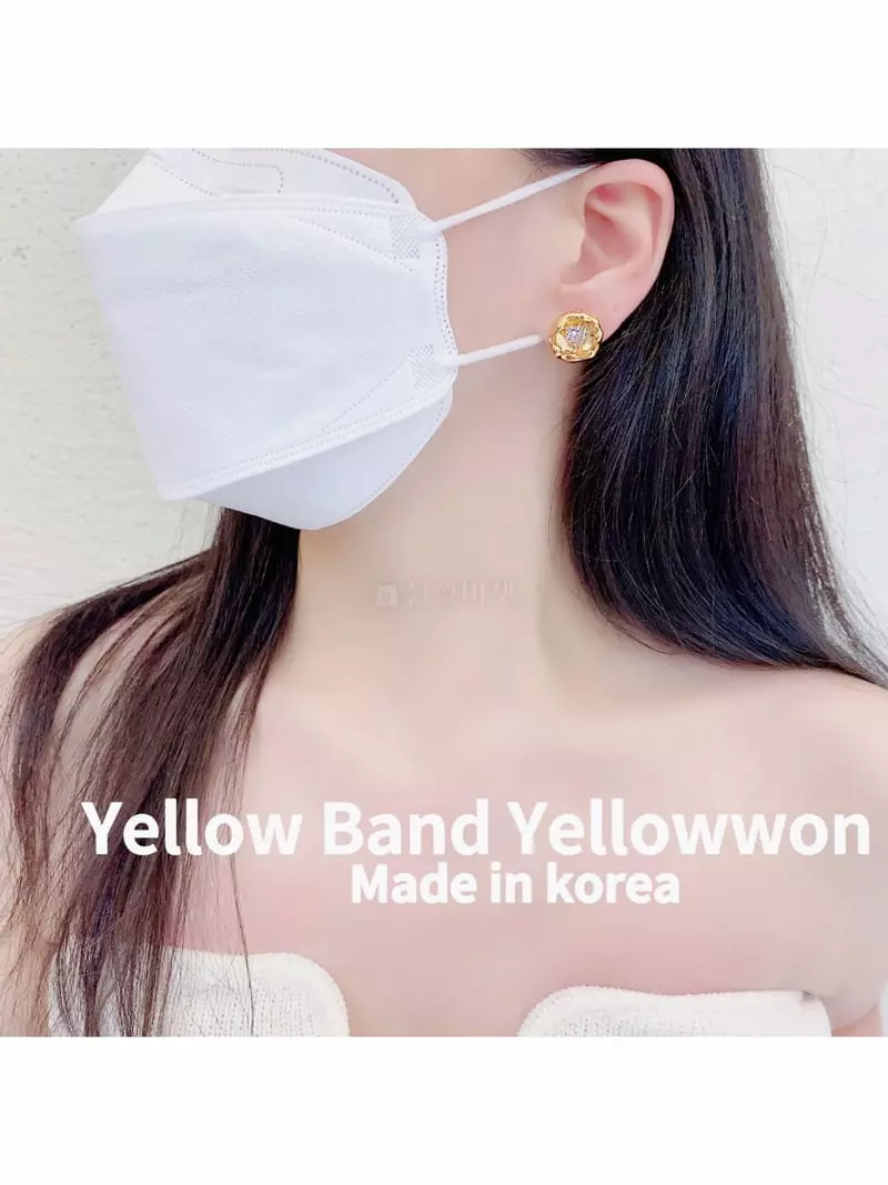 Yellowband - Korean Women Fashion - #momslook - E3601 Earring - 3