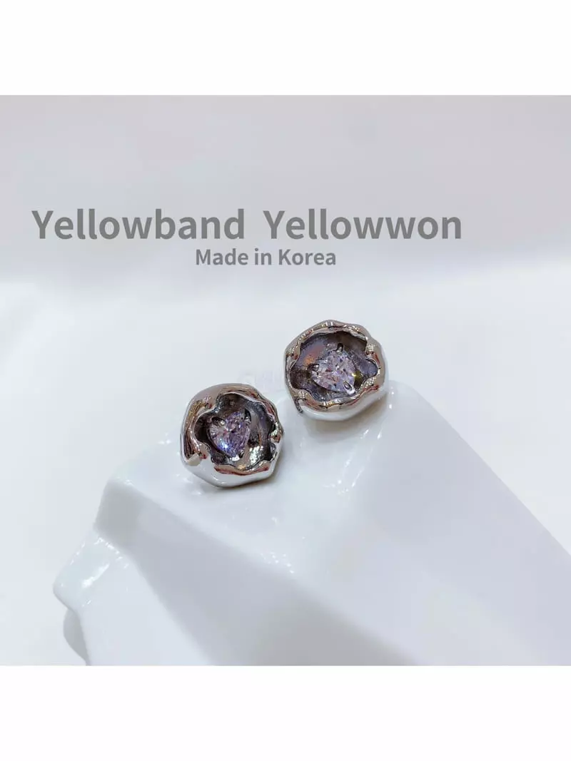 Yellowband - Korean Women Fashion - #momslook - E3601 Earring - 5