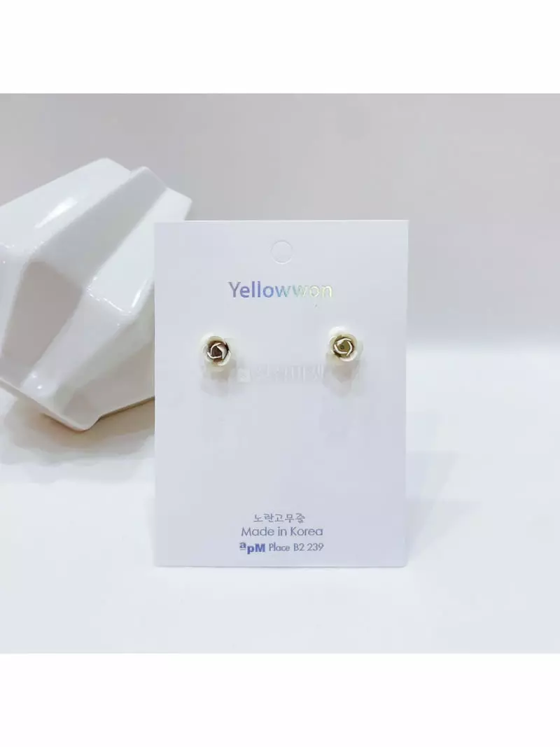 Yellowband - Korean Women Fashion - #momslook - E3599 Earring - 3