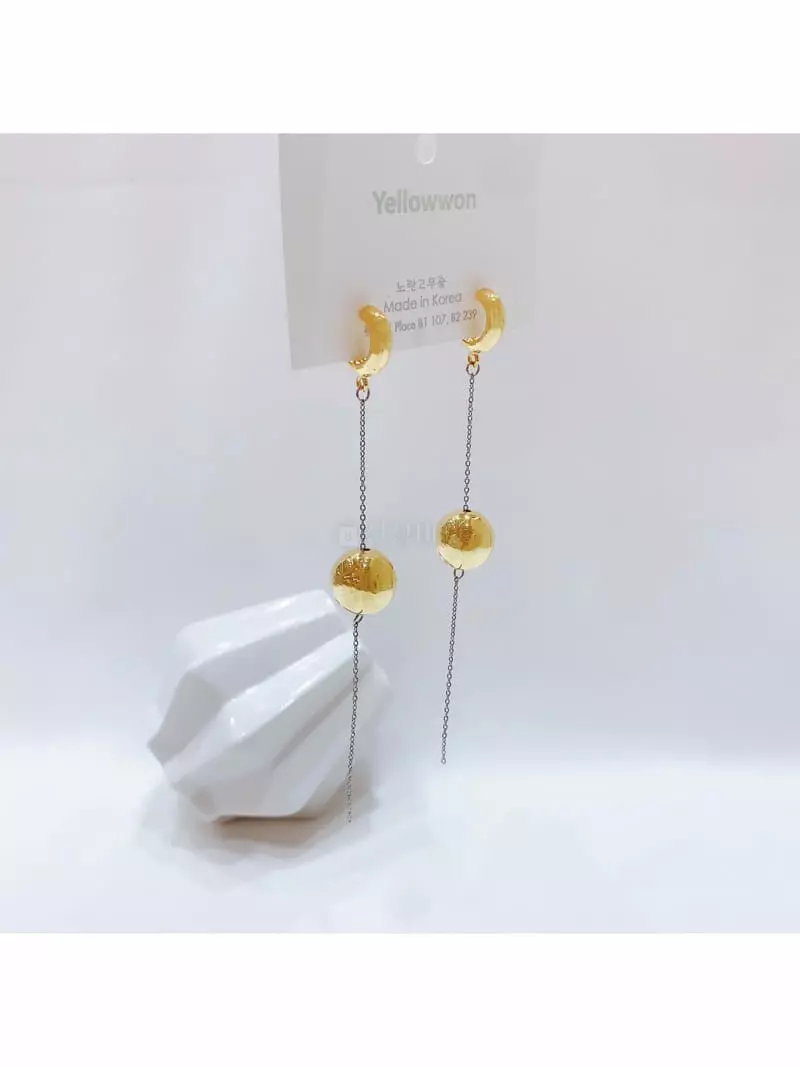 Yellowband - Korean Women Fashion - #momslook - E3598 Earring - 2