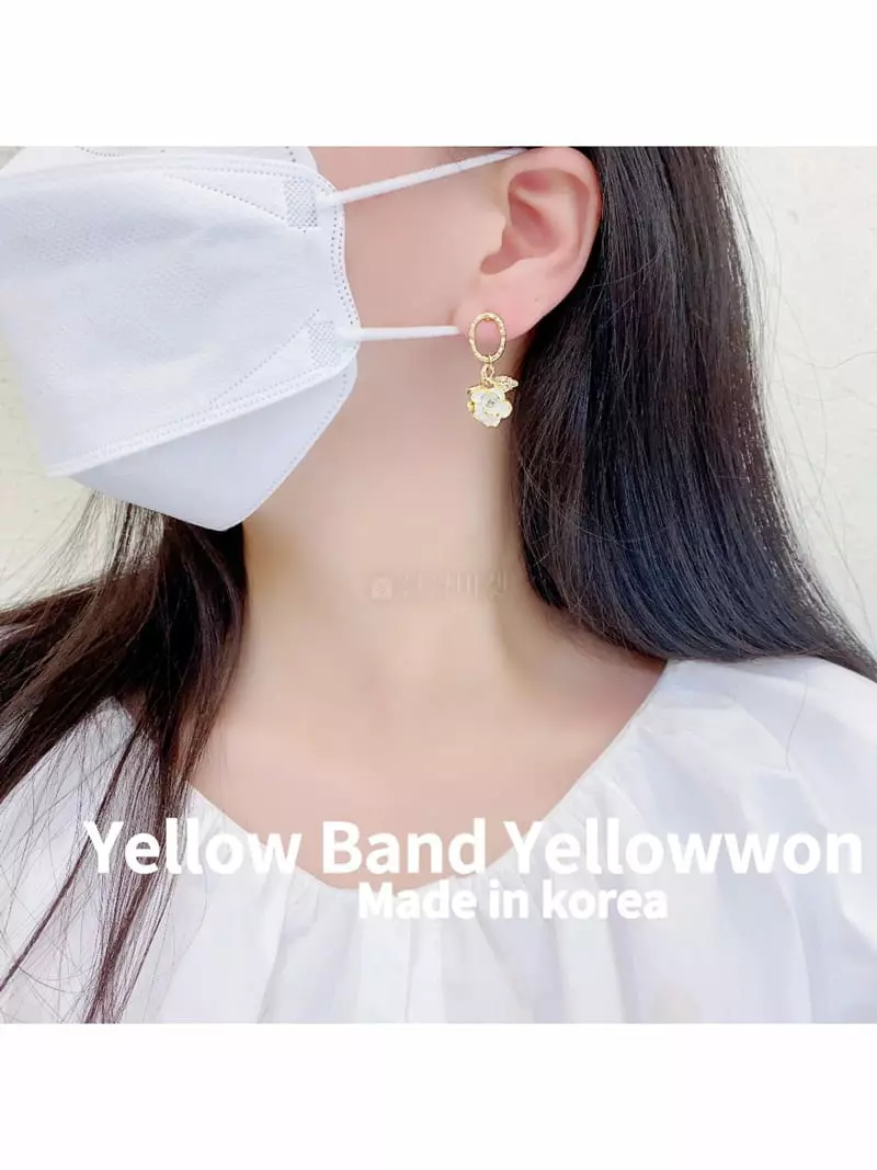 Yellowband - Korean Women Fashion - #momslook - E3597 Earring - 3