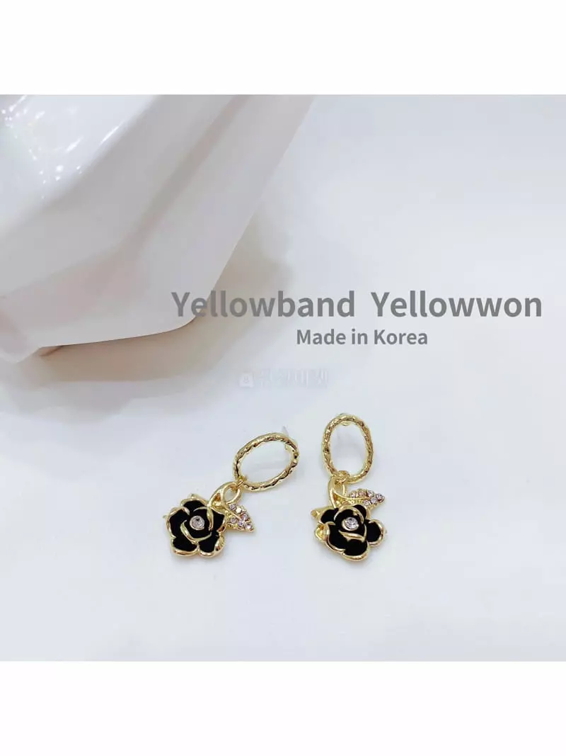 Yellowband - Korean Women Fashion - #momslook - E3597 Earring - 5