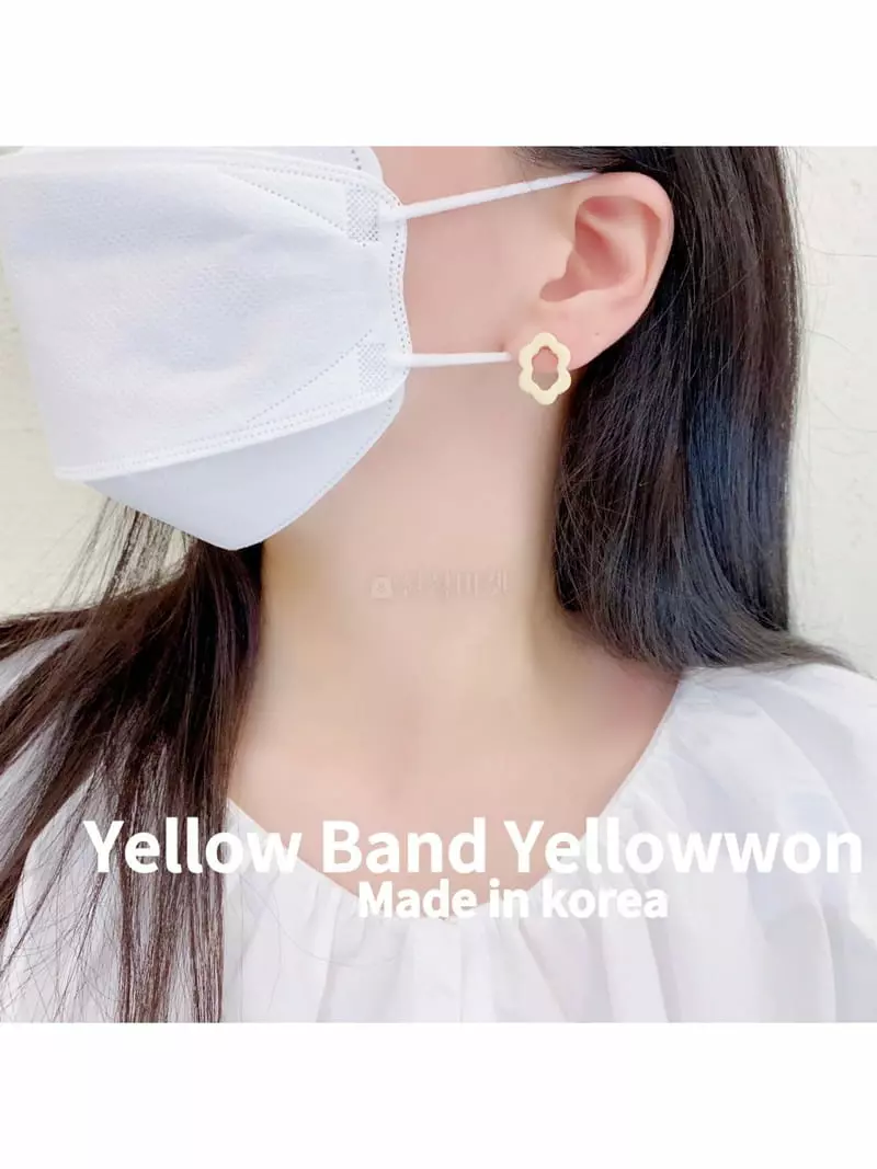 Yellowband - Korean Women Fashion - #momslook - E3593 Earring - 3