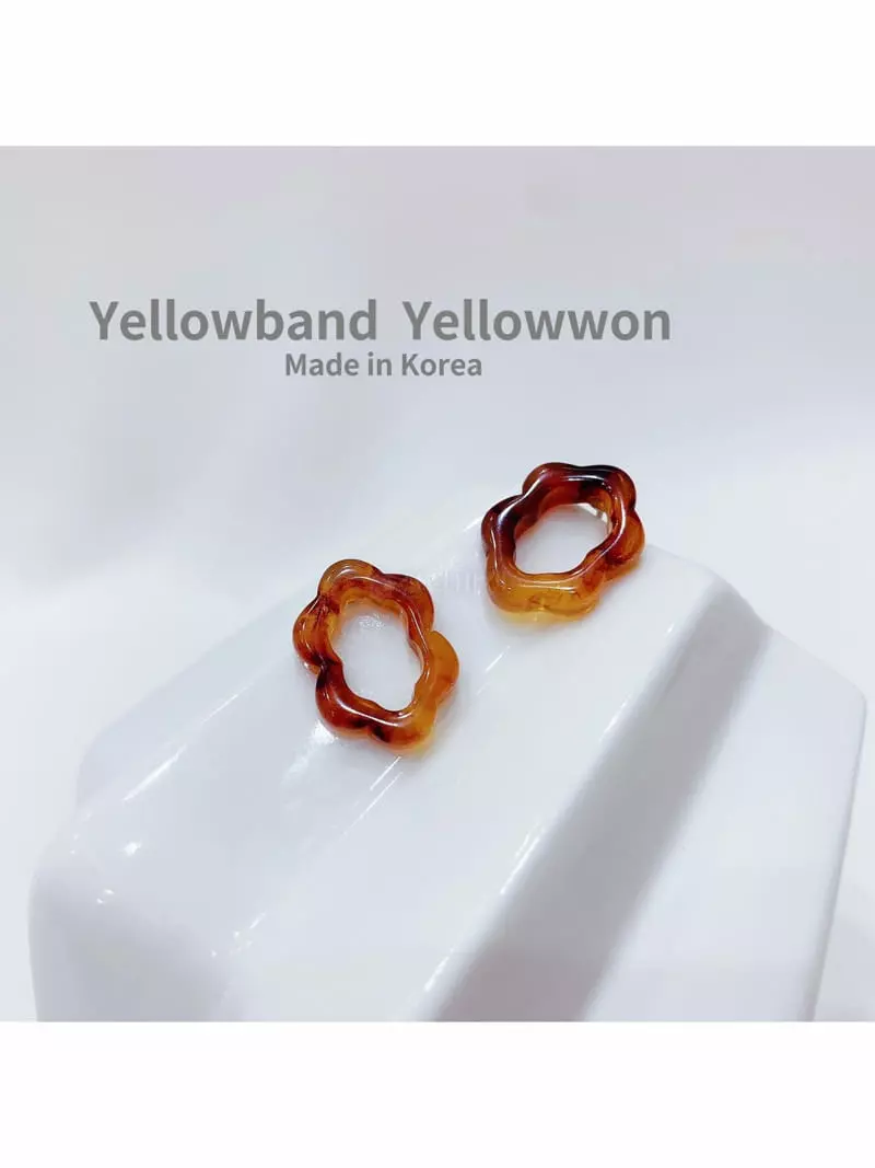 Yellowband - Korean Women Fashion - #momslook - E3593 Earring - 5