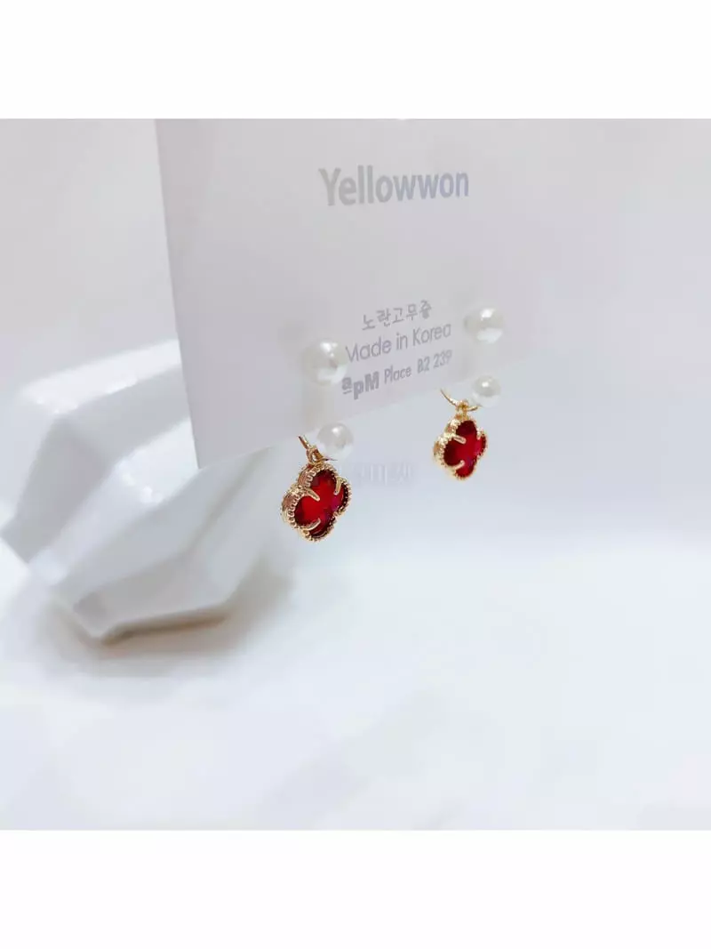 Yellowband - Korean Women Fashion - #momslook - E3592 Earring - 2