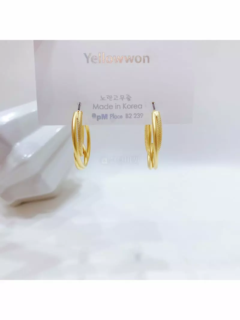 Yellowband - Korean Women Fashion - #momslook - E3591 Earring