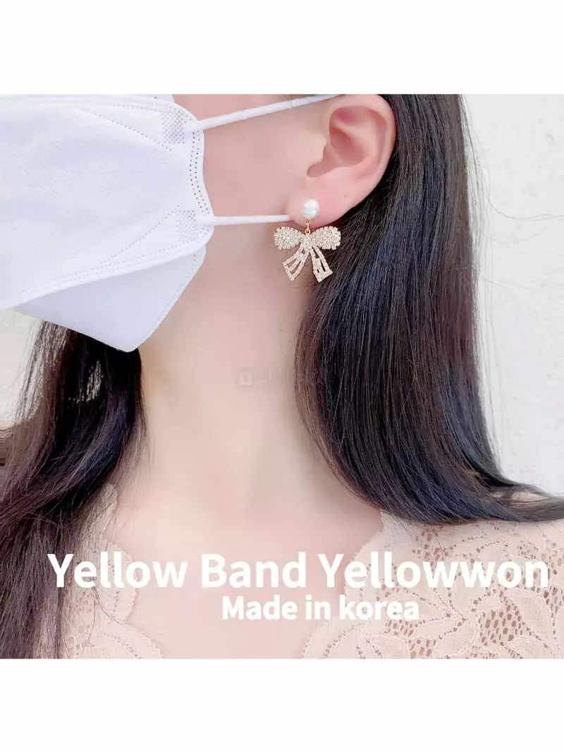 Yellowband - Korean Women Fashion - #momslook - E3588 Earring - 2