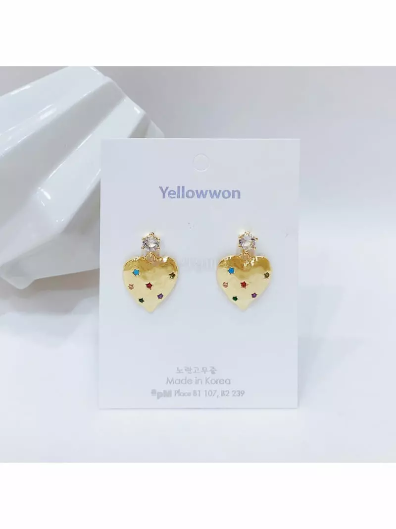 Yellowband - Korean Women Fashion - #momslook - E3587 Earring - 3