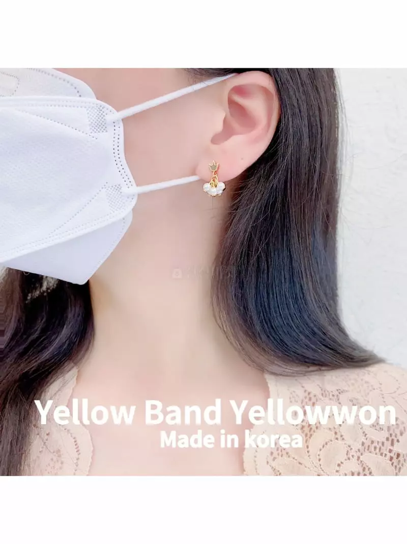 Yellowband - Korean Women Fashion - #momslook - E3586 Earring - 2