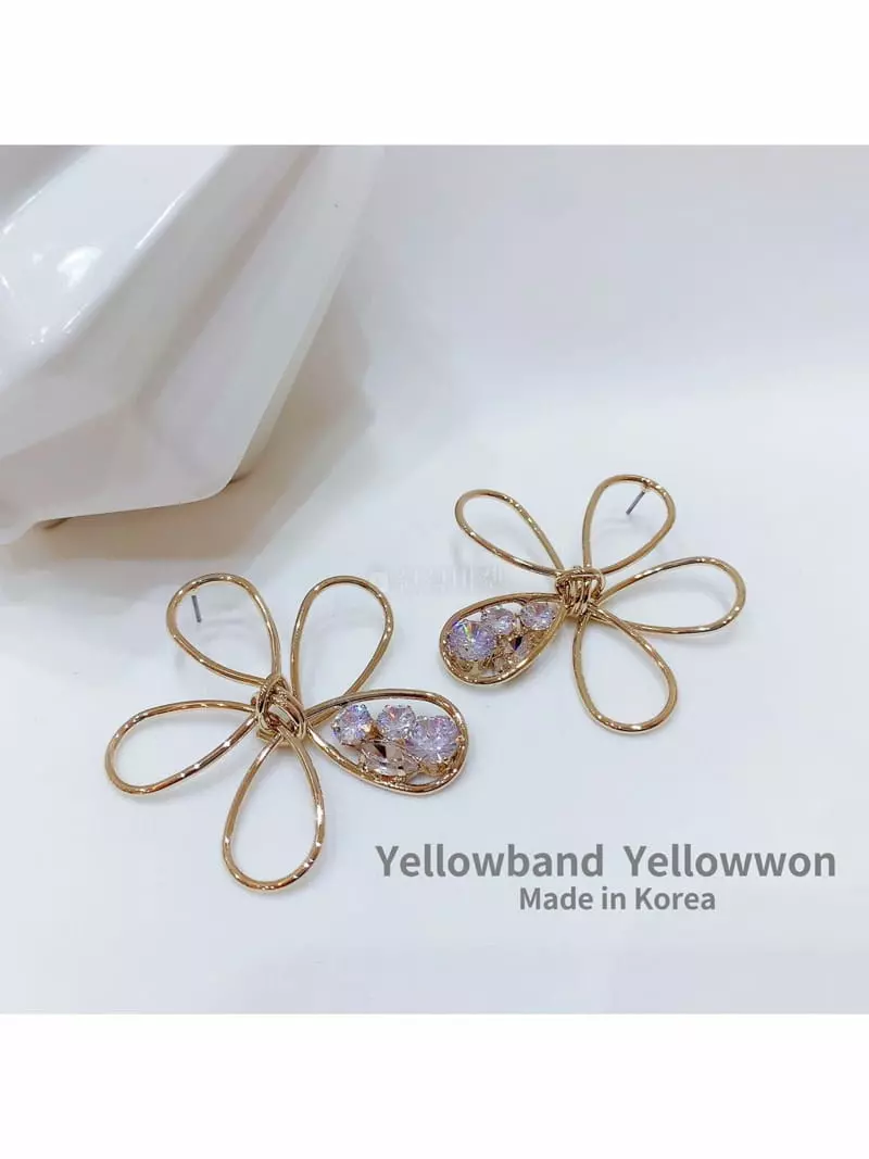 Yellowband - Korean Women Fashion - #momslook - E3585 Earring