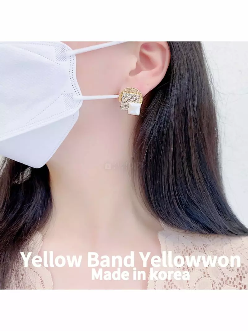 Yellowband - Korean Women Fashion - #momslook - E3584 Earring - 2