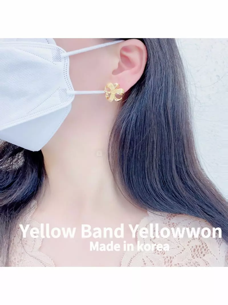 Yellowband - Korean Women Fashion - #momslook - E3583 Earring - 3