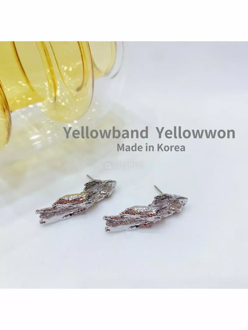 Yellowband - Korean Women Fashion - #momslook - E3575 Earring - 5