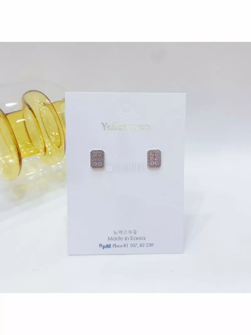 Yellowband - Korean Women Fashion - #momslook - E3573 Earring - 3