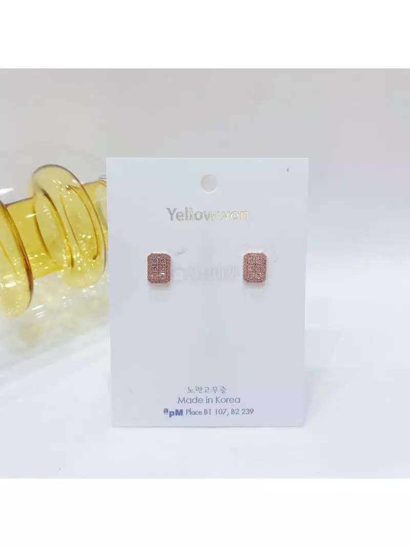 Yellowband - Korean Women Fashion - #momslook - E3573 Earring - 5