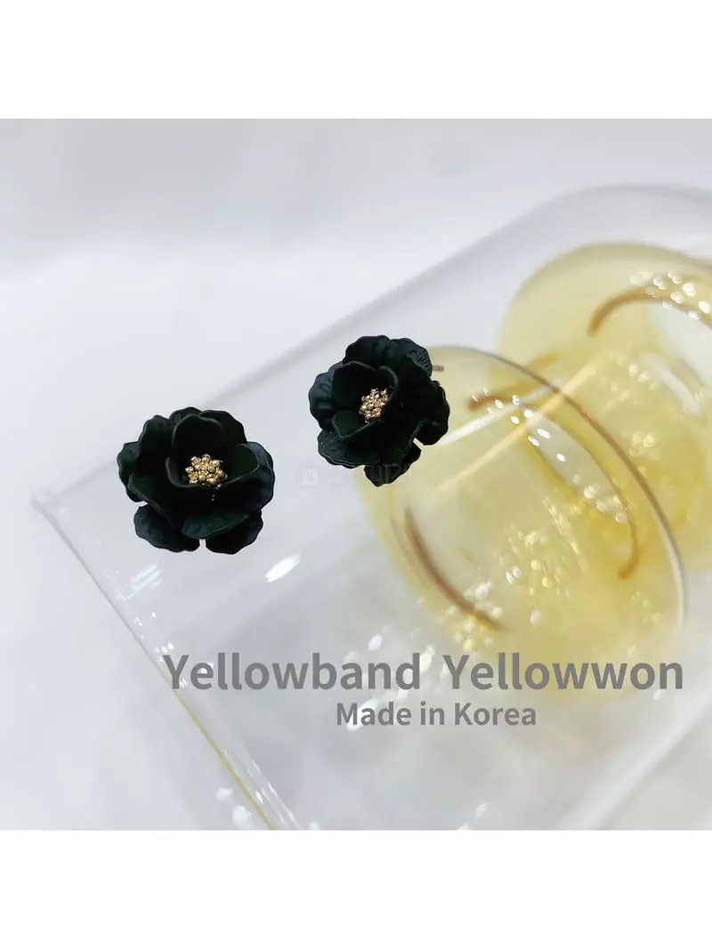 Yellowband - Korean Women Fashion - #momslook - E3572 Earring - 8