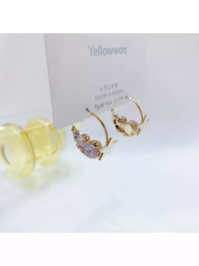 Yellowband - Korean Women Fashion - #momslook - E3571 Earring