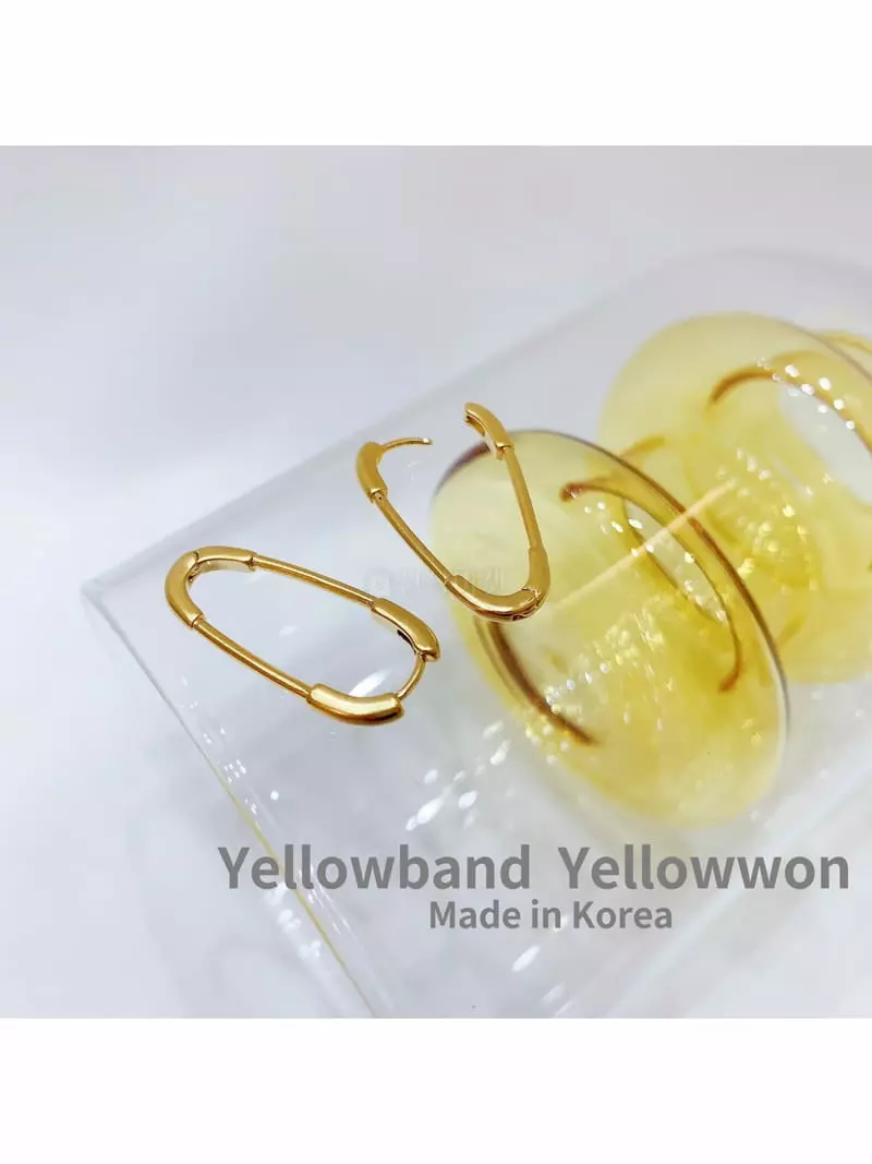 Yellowband - Korean Women Fashion - #momslook - E3570 Earring - 2