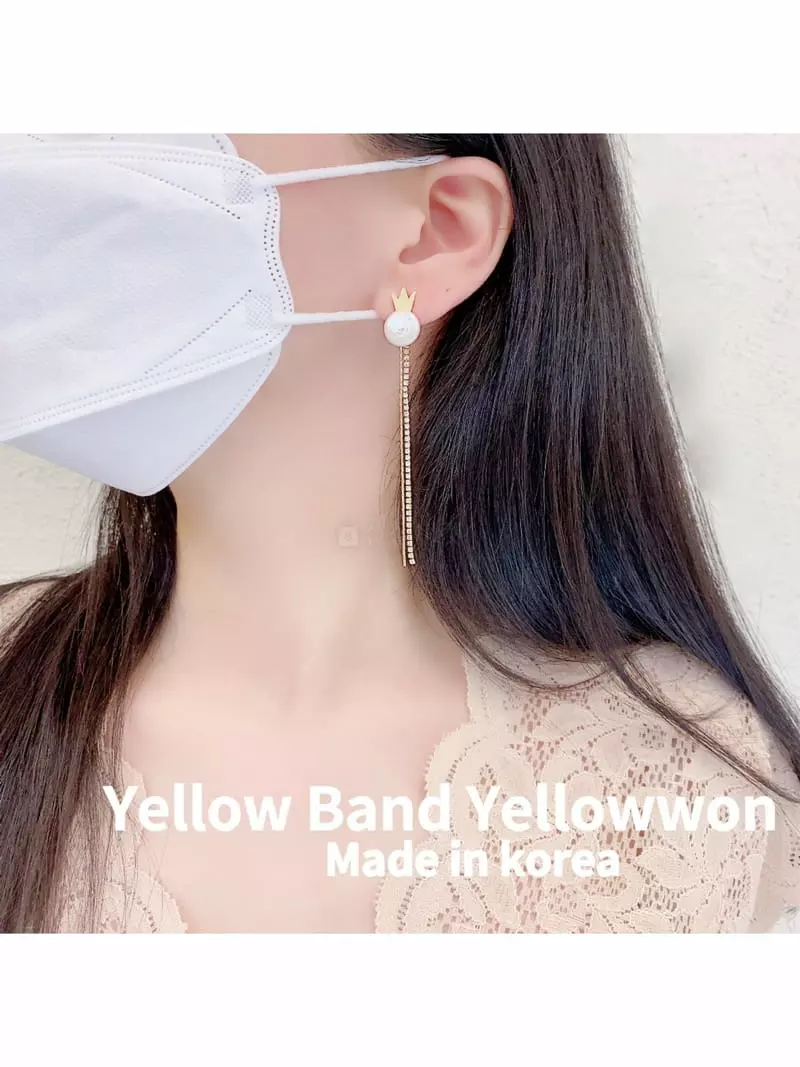 Yellowband - Korean Women Fashion - #momslook - E3568 Earring - 2