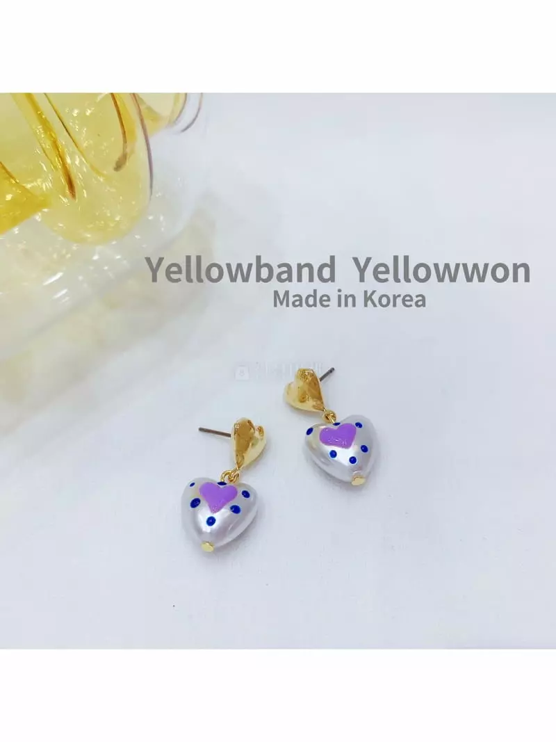Yellowband - Korean Women Fashion - #restrostyle - E3577 Earring - 2