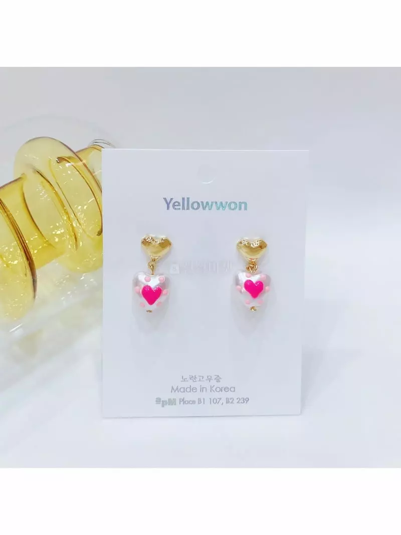 Yellowband - Korean Women Fashion - #romanticstyle - E3577 Earring - 3