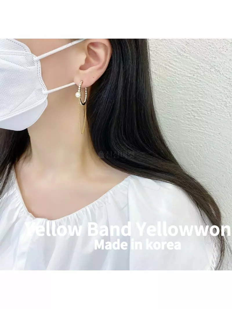 Yellowband - Korean Women Fashion - #shopsmall - E3606 Earring - 3
